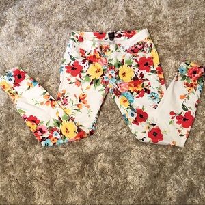 2B Bebe Floral Jeans
